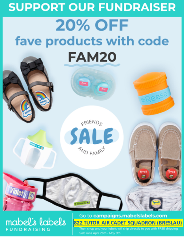 Mabel's Labels 822 Tutor Squadron